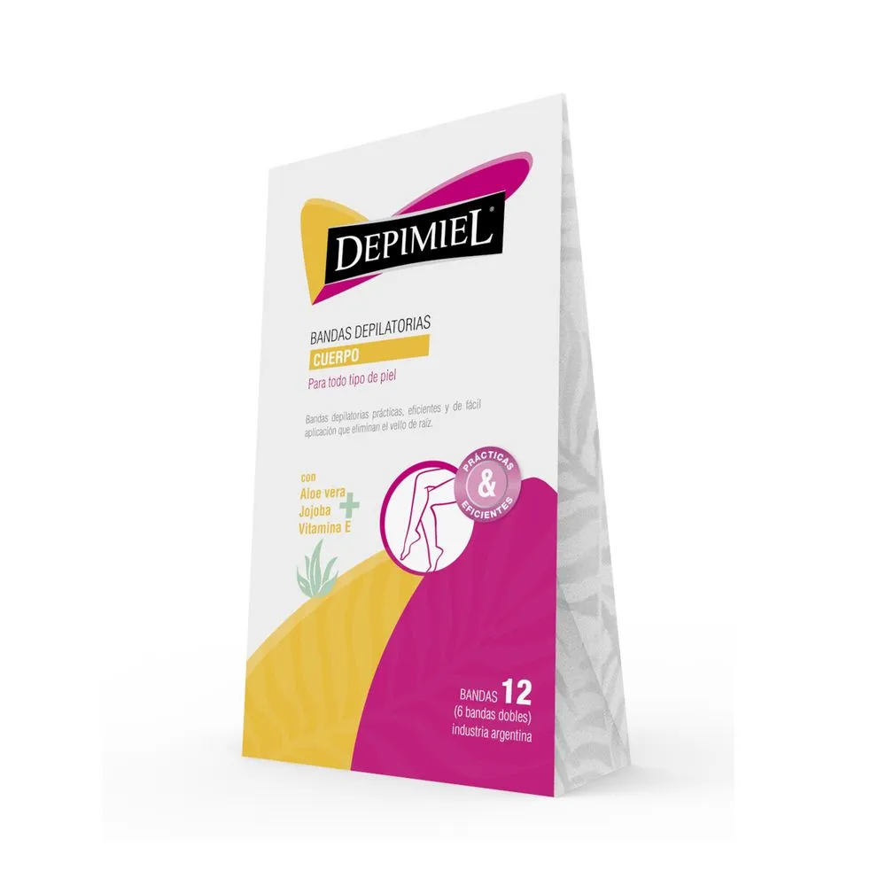 Depimiel Bandas depilatorias cuerpo Depimiel x 12 uni