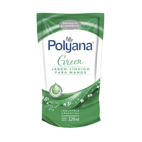 Polyana Jabón líquido para manos Polyana green 220 cc.