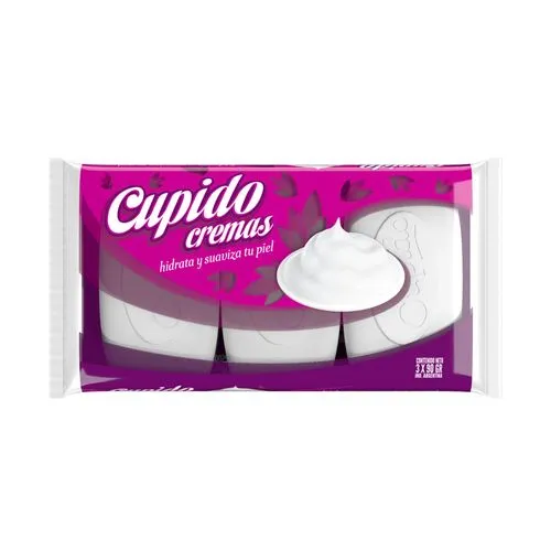 Cupido Jabón de tocador Cupido cremas 3 x 90 g.