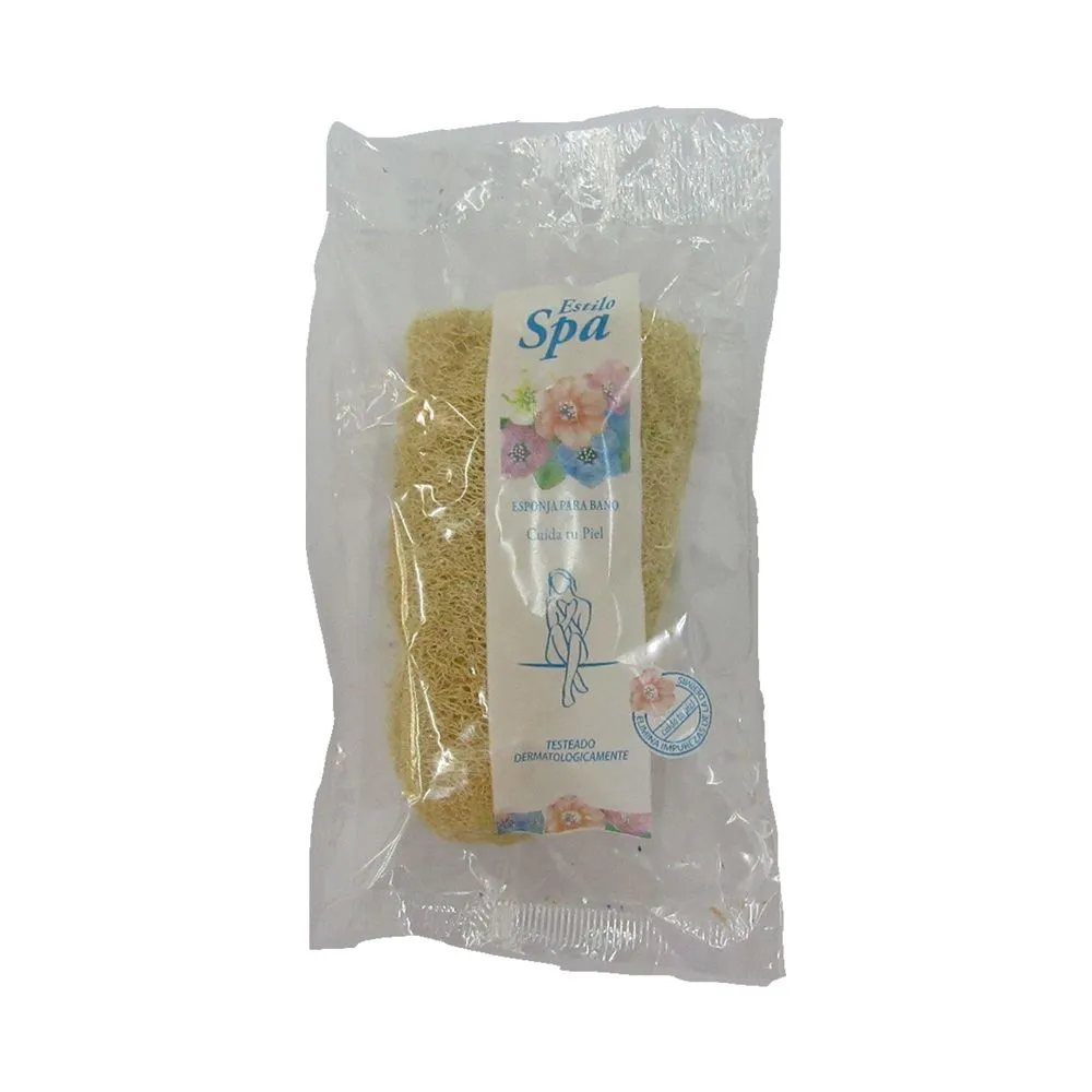 Estilo Spa Esponja vegetal exfoliante para baño Estilo Spa x 1 uni