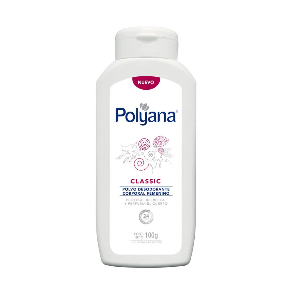 Polyana Talco corporal fememino Polyana 100 g.