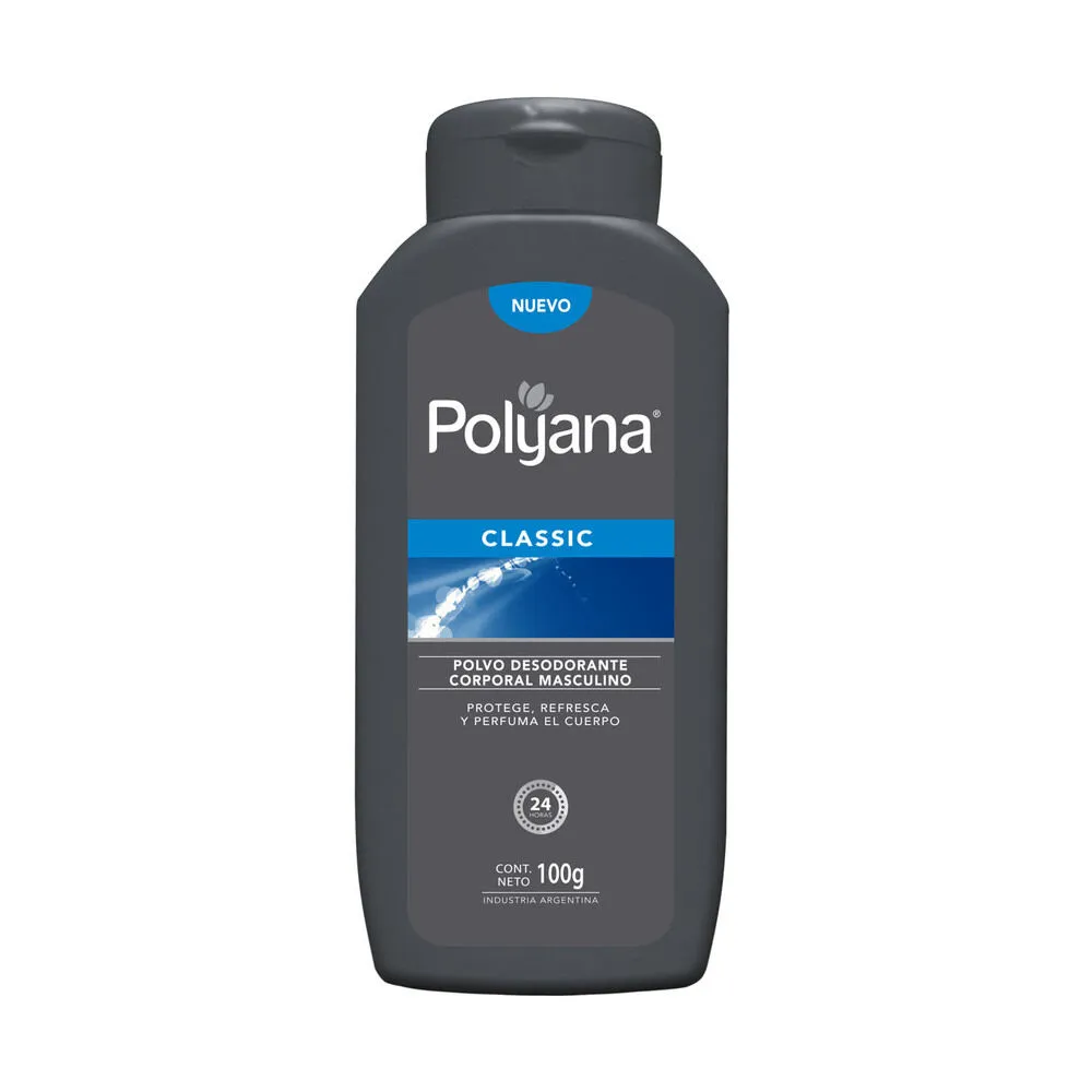 Polyana Talco corporal masculino Polyana 100 g.