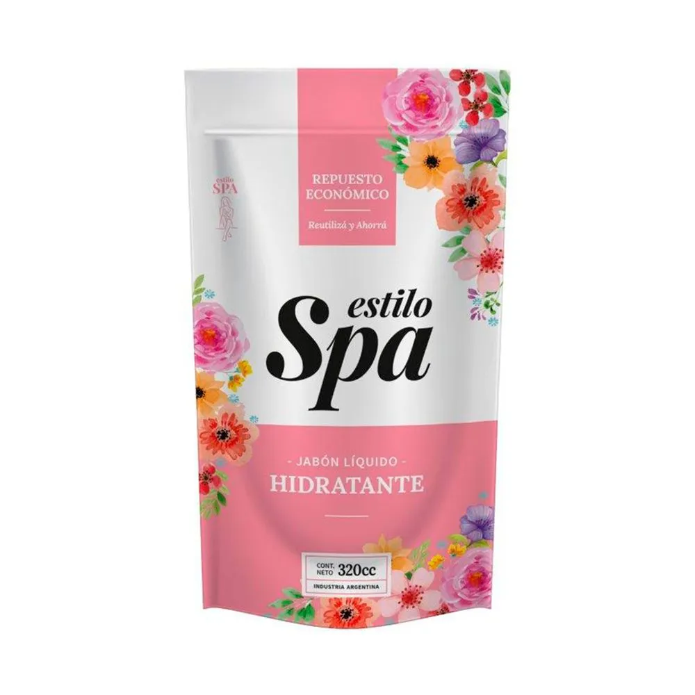 Estilo Spa Jabon líquido Estilo Spa hidratante doy pack 320 cc.