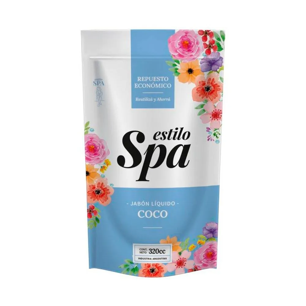 Estilo Spa Jabon líquido Estilo Spa coco doy pack 320 cc.
