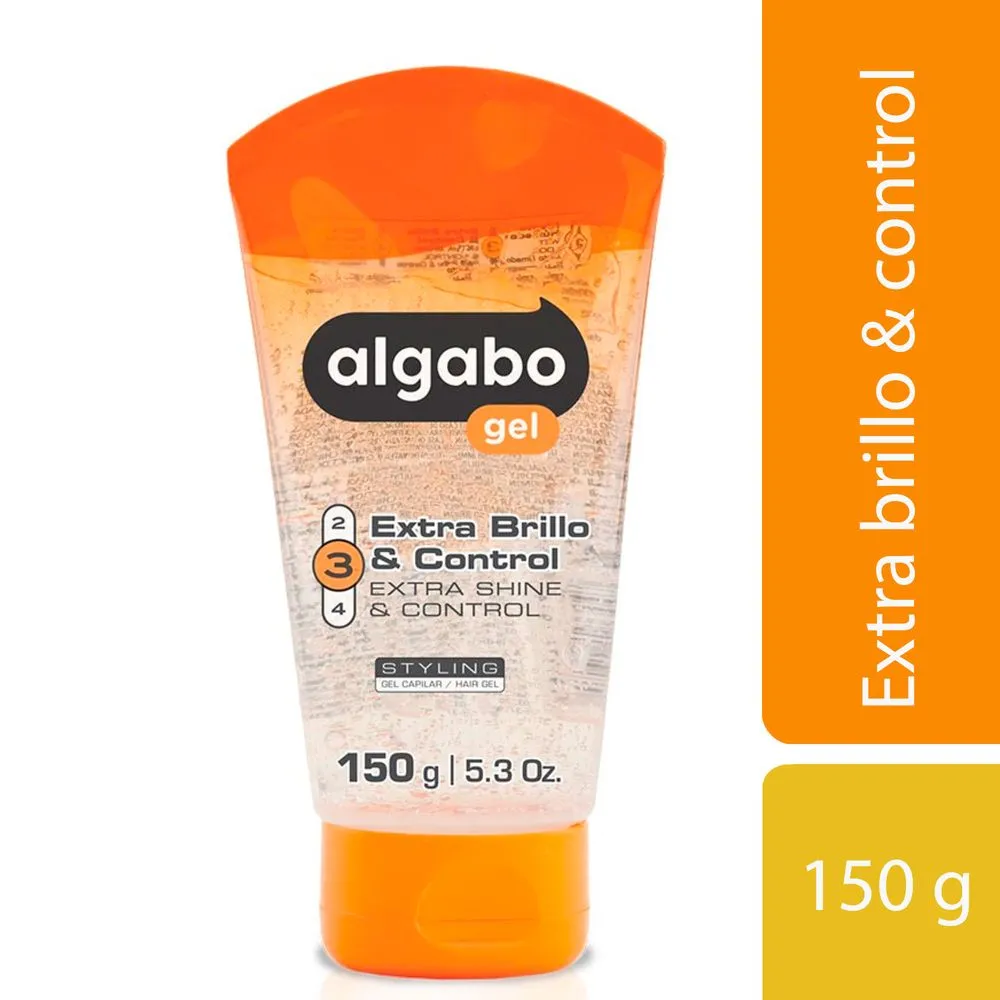 Algabo Gel fijador Algabo brillo + control 150 g.