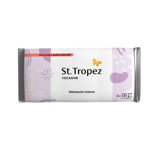 Saint Tropez Jabón tocador St tropez hidratación int x3 125 g.
