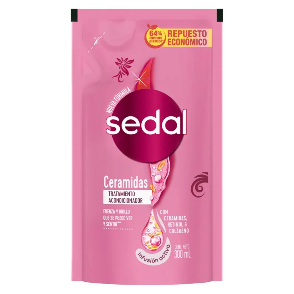 Sedal Acondicionador Sedal ceramidas repuesto 300 cc.