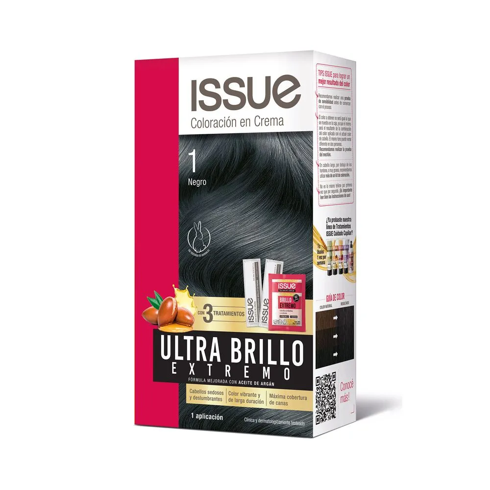 Issue Color permanente Issue kit N1 brillo extremo 1 uni