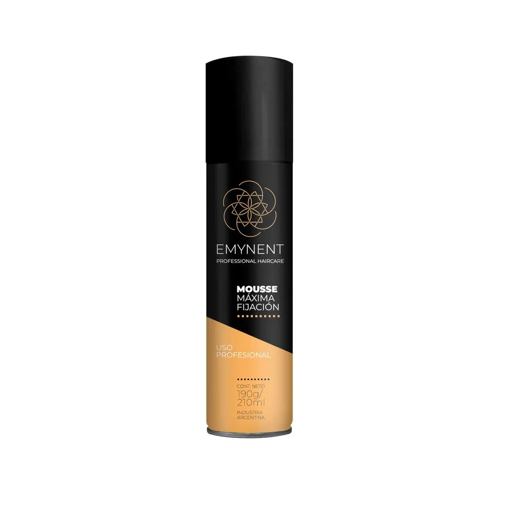 Emynent Mousse fijador para cabello Emynent 210 cc.