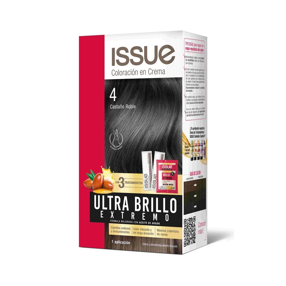 Issue Color permanente kit N4 Issue brillo extremo 1 uni