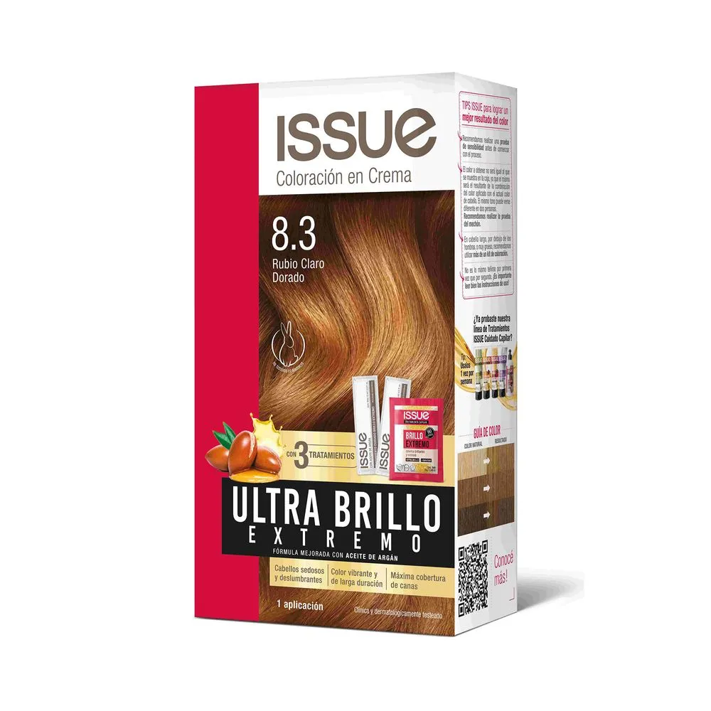 Issue Color permanente kit N8.3 Issue brillo extremo 1 uni