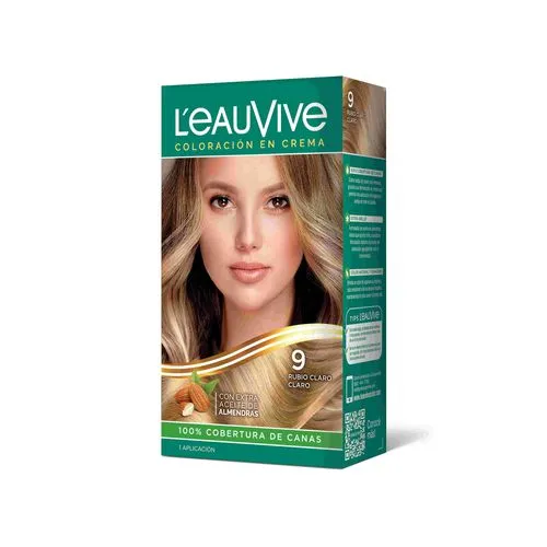 LeauVive Color permanente L'eauVive kit N9 rubio claro claro 1 uni
