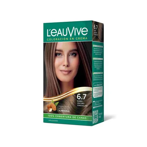 LeauVive Color permanente L'eauVive kit N6.7 rubio oscuro chocolate 1 uni