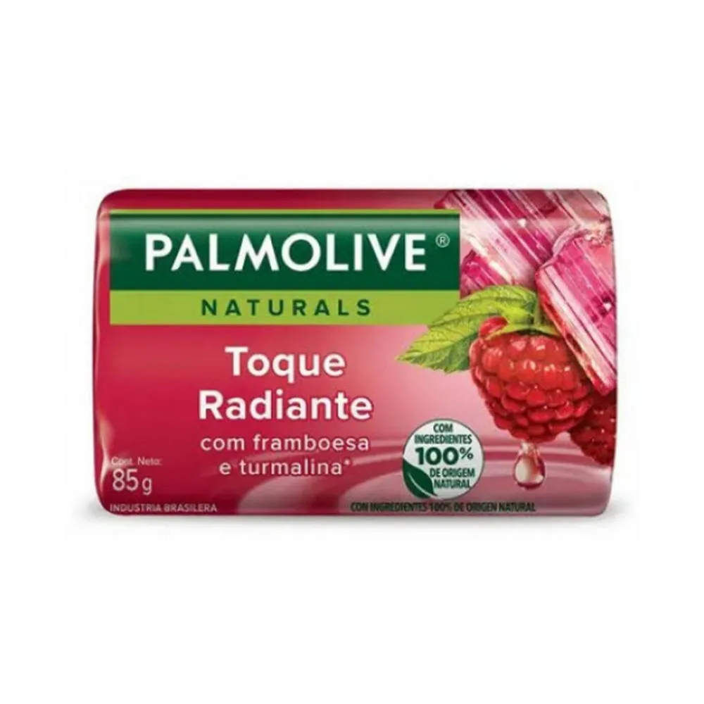 Palmolive Jabón de tocador Palmolive Naturals frambuesa y mora 85 grs
