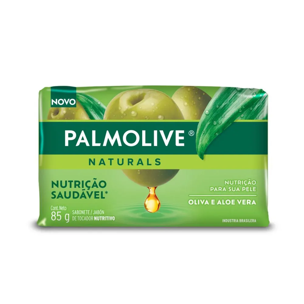 Palmolive Jabón de tocador barra Palmolive Naturals aloe y oliva 85 grs