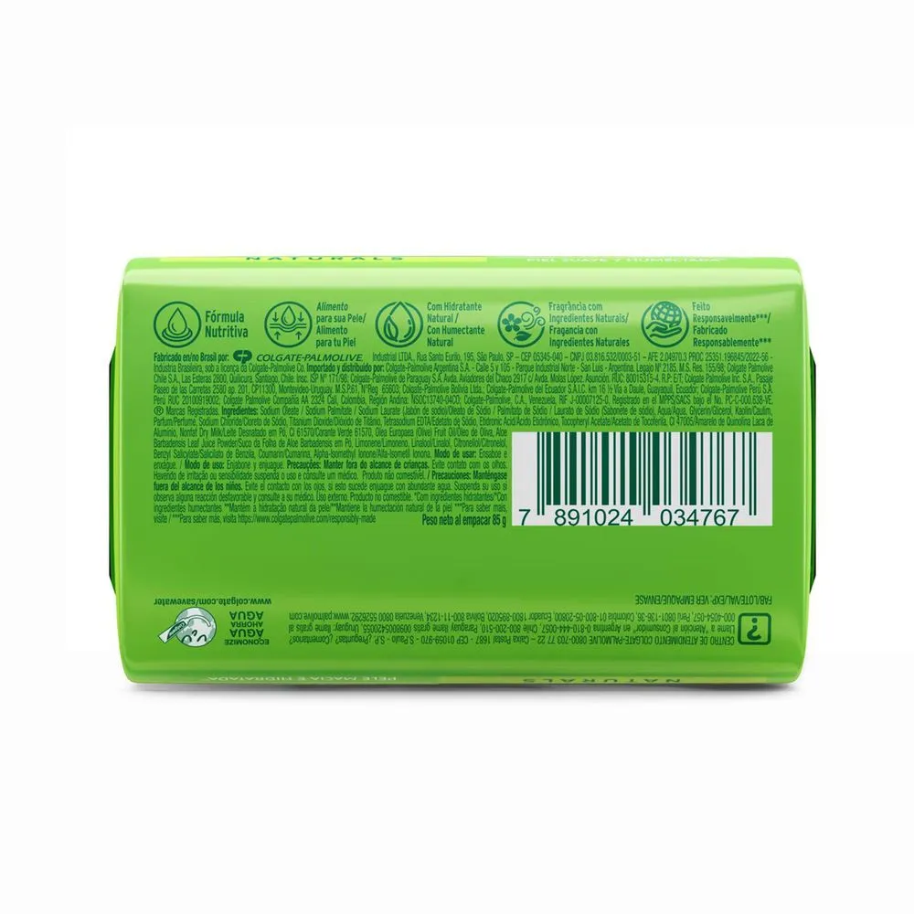 Palmolive Jabón de tocador barra Palmolive Naturals aloe y oliva 85 grs