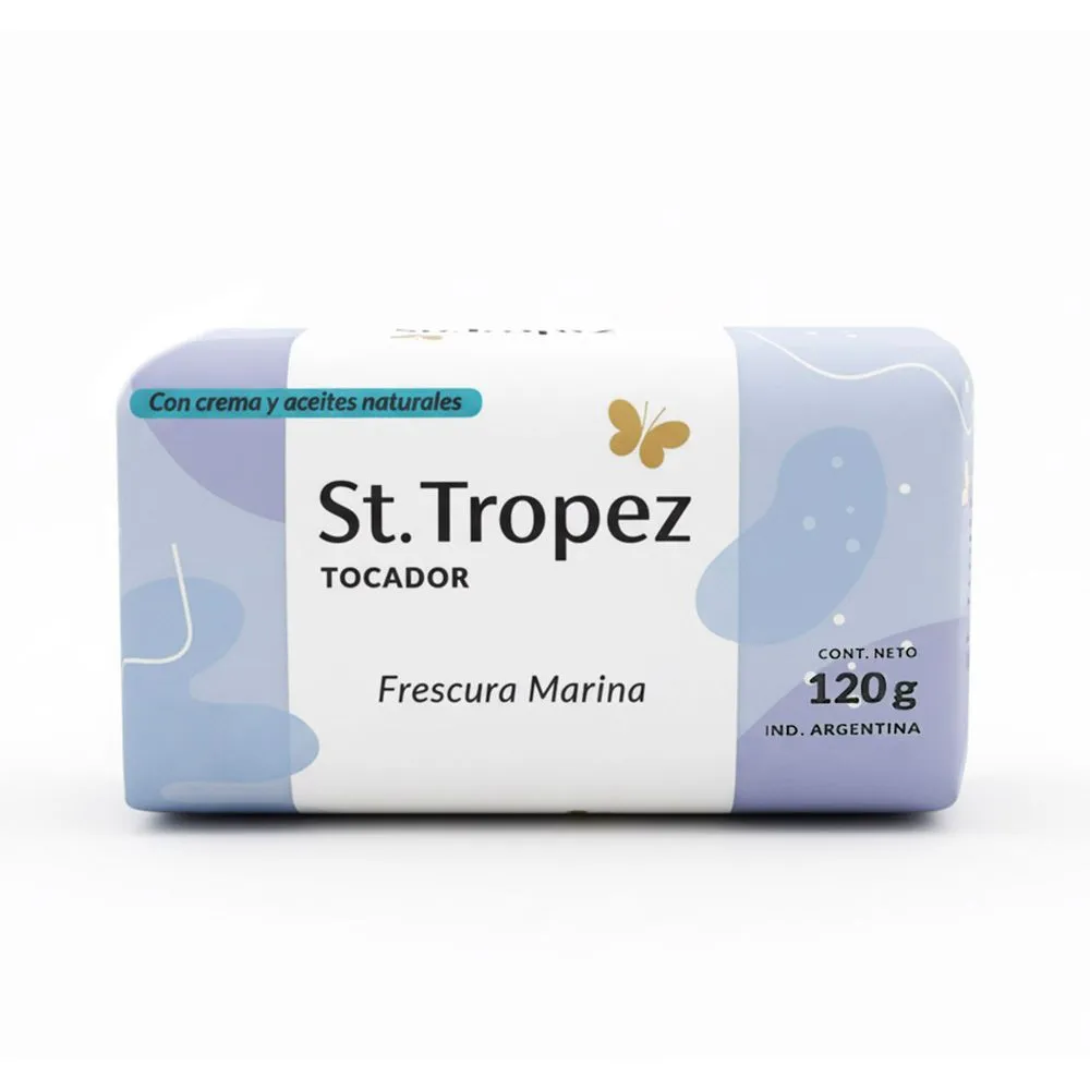 St Tropez Jabón de tocador St Tropez frescura marina 120 grs