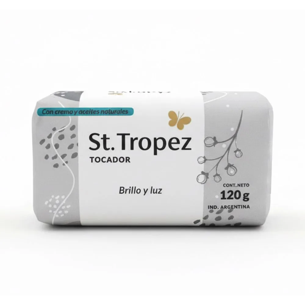 St Tropez Jabón de tocador St Tropez brillo y luz 120 grs