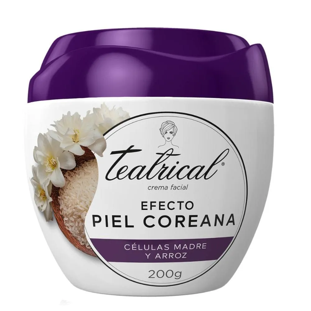 Teatrical Crema facial Teatrical piel coreana 200 grs