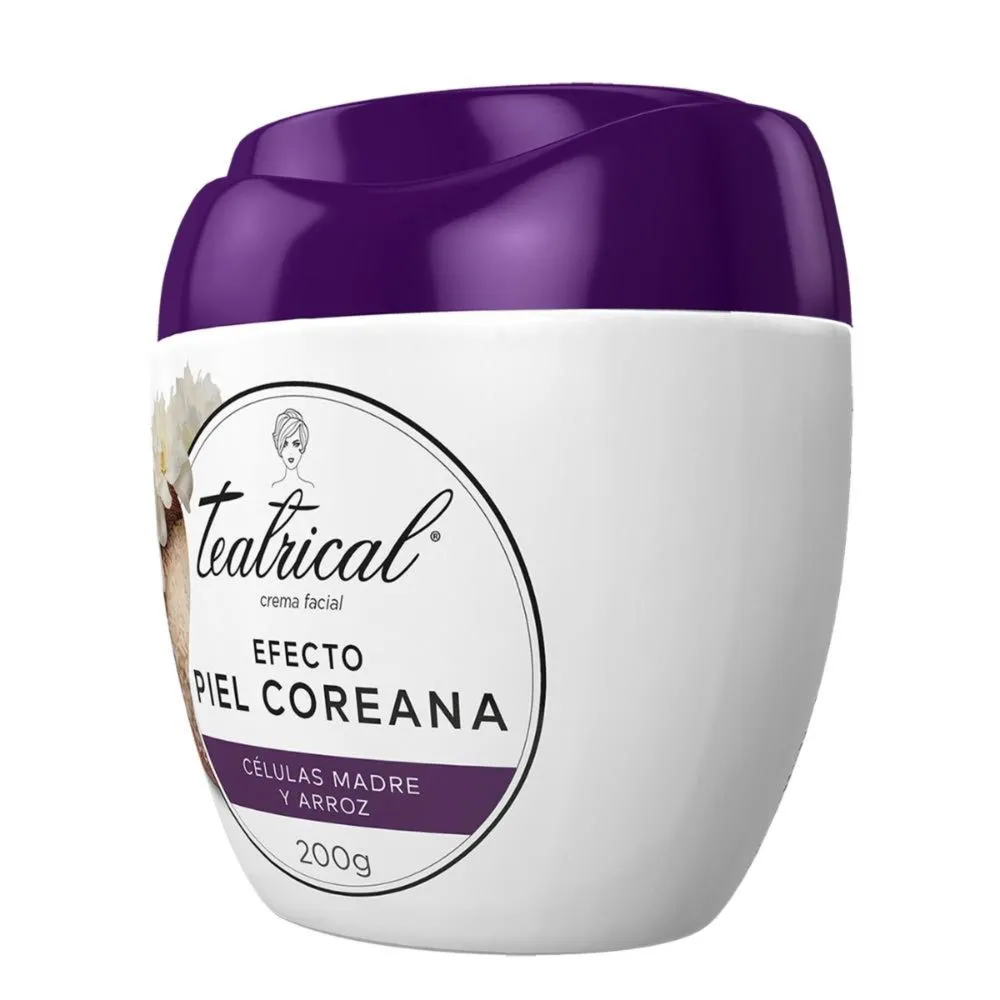 Teatrical Crema facial Teatrical piel coreana 200 grs
