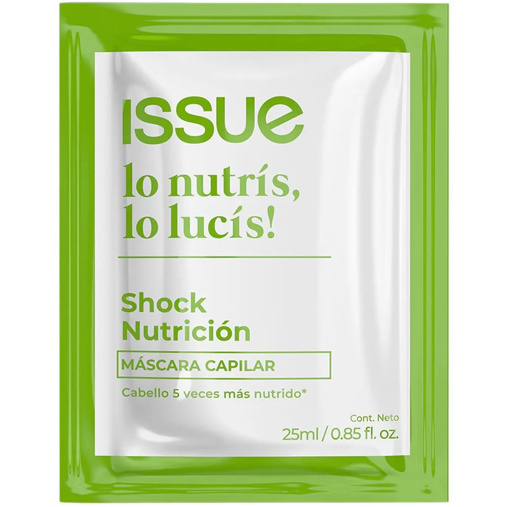 Issue Máscarilla capilar Issue shock nutrición 25 ml