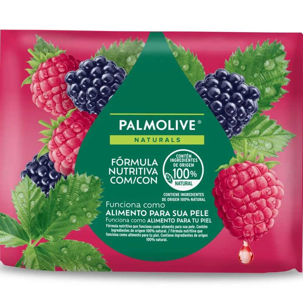 Palmolive Jabón De Tocador Palmolive Naturals Toque Nutritivo x4 85 grs