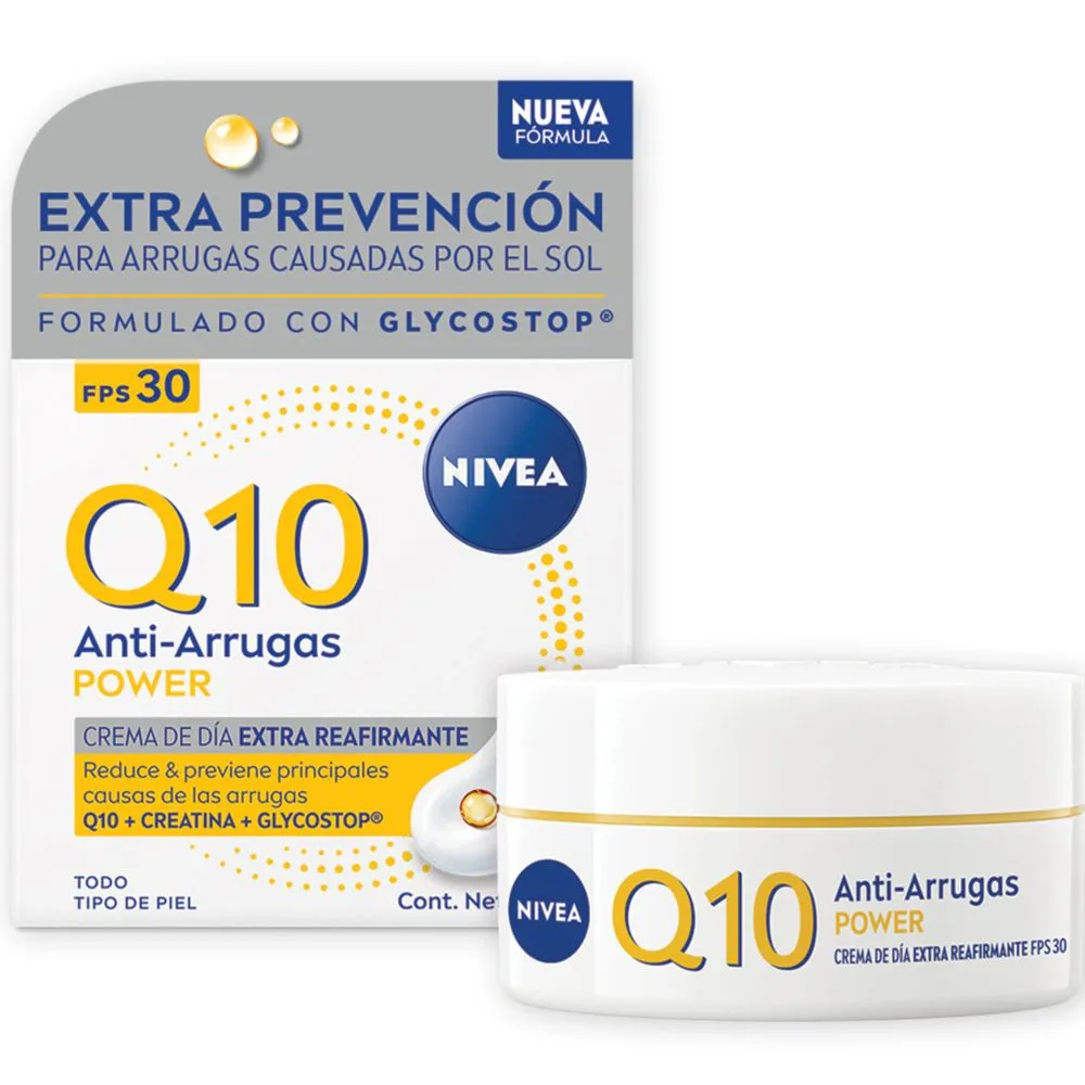 Nivea Crema facial antiedad de día Nivea Q10 Power FPS 30 para todo tipo de piel 50 ml