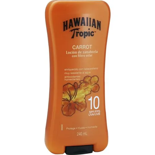 Hawaiian Tropic Loción Protectora Hawaiian Tropic Carrot Fps 10 x 240 ml