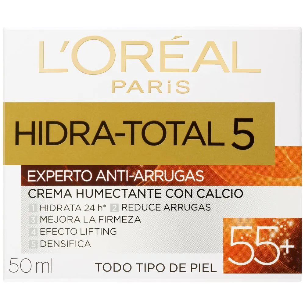 L'Oréal París Crema Facial L´Oréal Paris Hidra Total 5 +55 x 50 ml