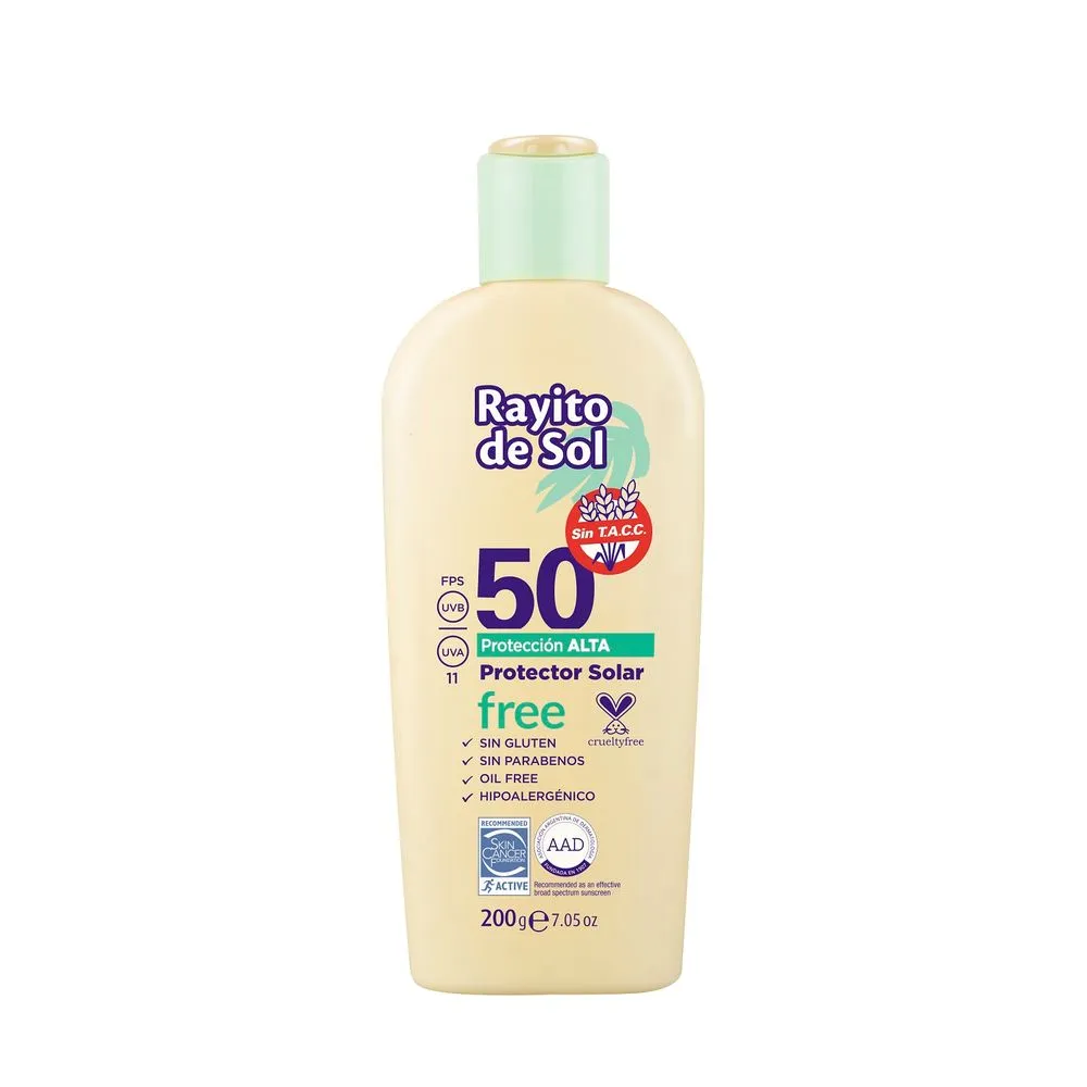 Rayito de Sol Protector Solar Rayito de Sol Gluten Free Fps 50 x 200 g