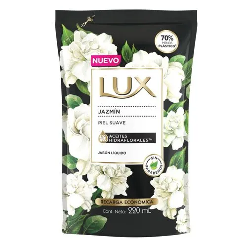 Lux Jabón Líquido para Manos Lux Jazmín Repuesto x 220 ml