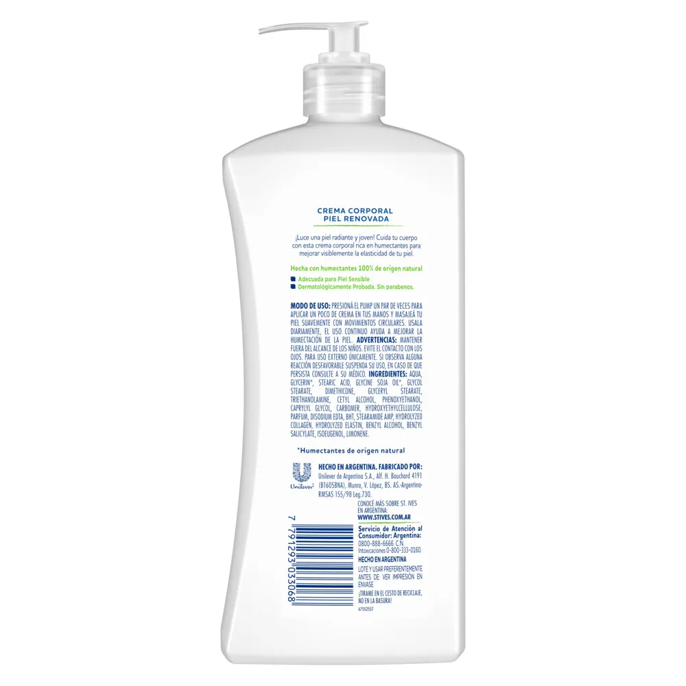 St. Ives Crema Corporal St. Ives Piel Renovada x 350 ml