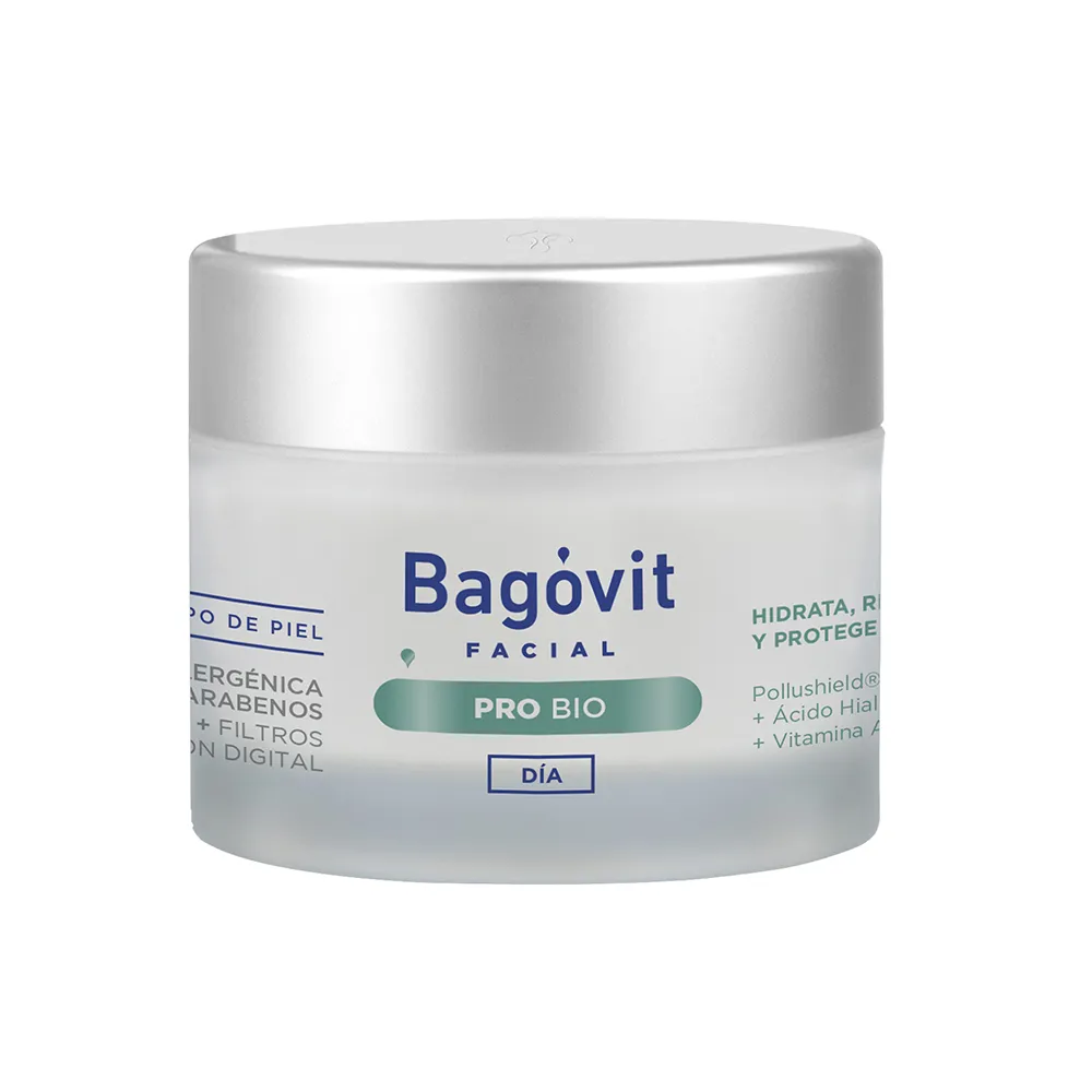 Bagóvit Crema Facial Bagóvit Pro Bio Día Hidratante y Revitalizante x 55 g