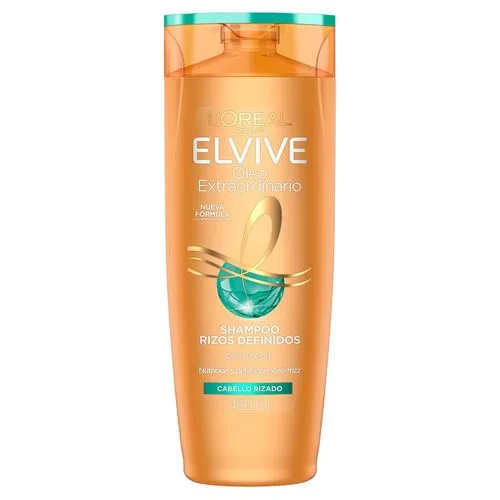 Elvive Shampoo Elvive Óleo Extraordinario Rizos x 400 ml