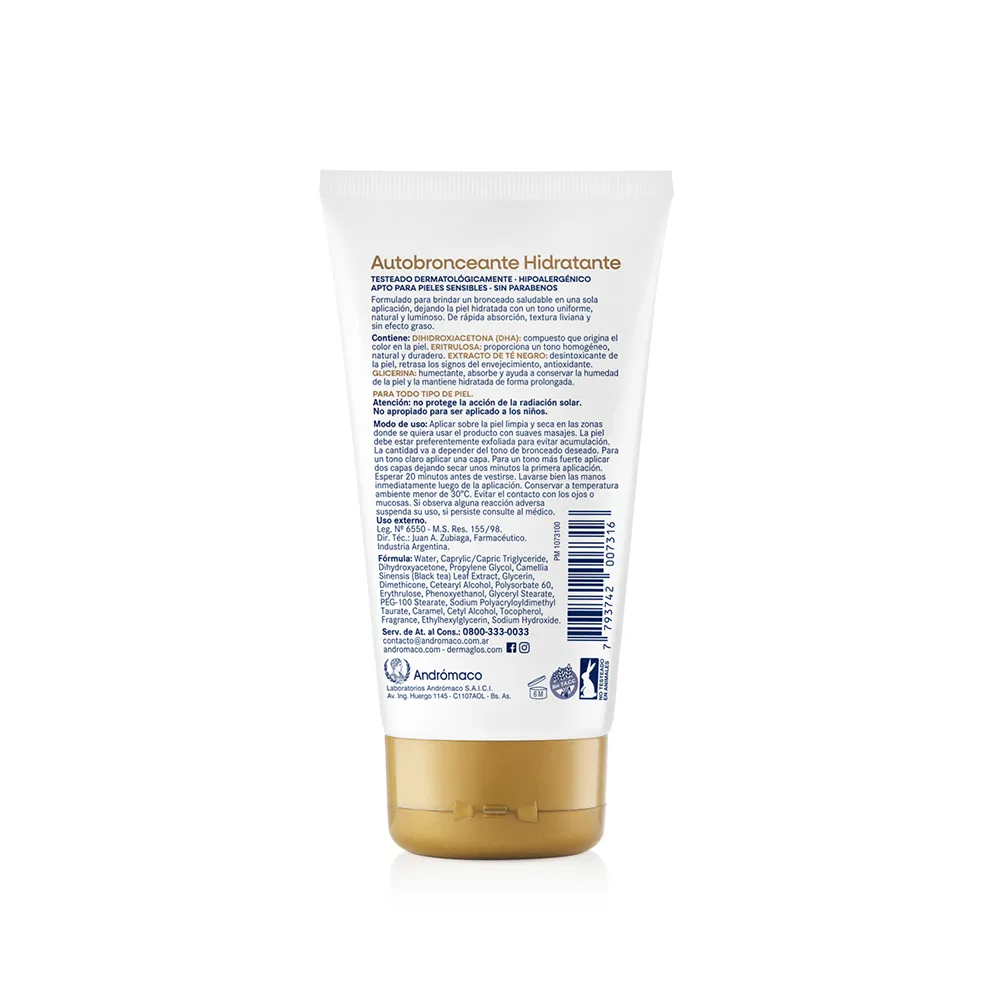 Dermaglós Autobronceante Dermaglós Crema Gel Hidratante x 150 g