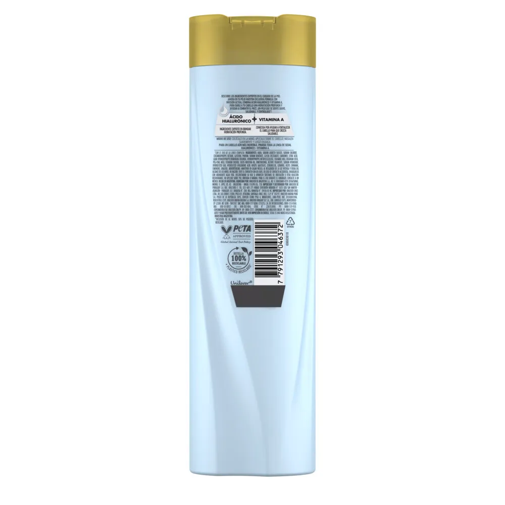 Sedal Shampoo Sedal Ácido Hialurónico + Vitamina A x 340 ml