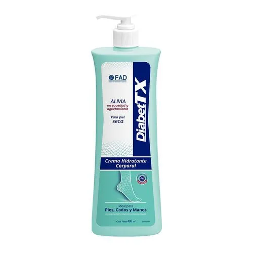 DiabetTX Crema Corporal DiabeTX Hidratante x 400 ml