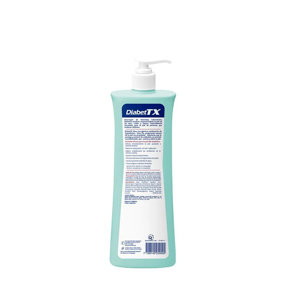 DiabetTX Crema Corporal DiabetTX Plus Urea 5% Caléndula 1% x 200 ml
