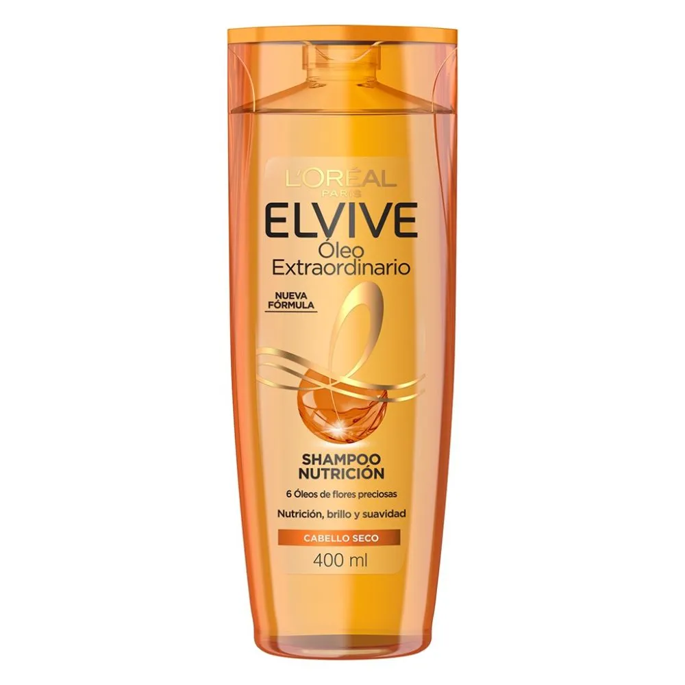 Elvive Shampoo Elvive Óleo Extraordinario Nutrición x 400 ml