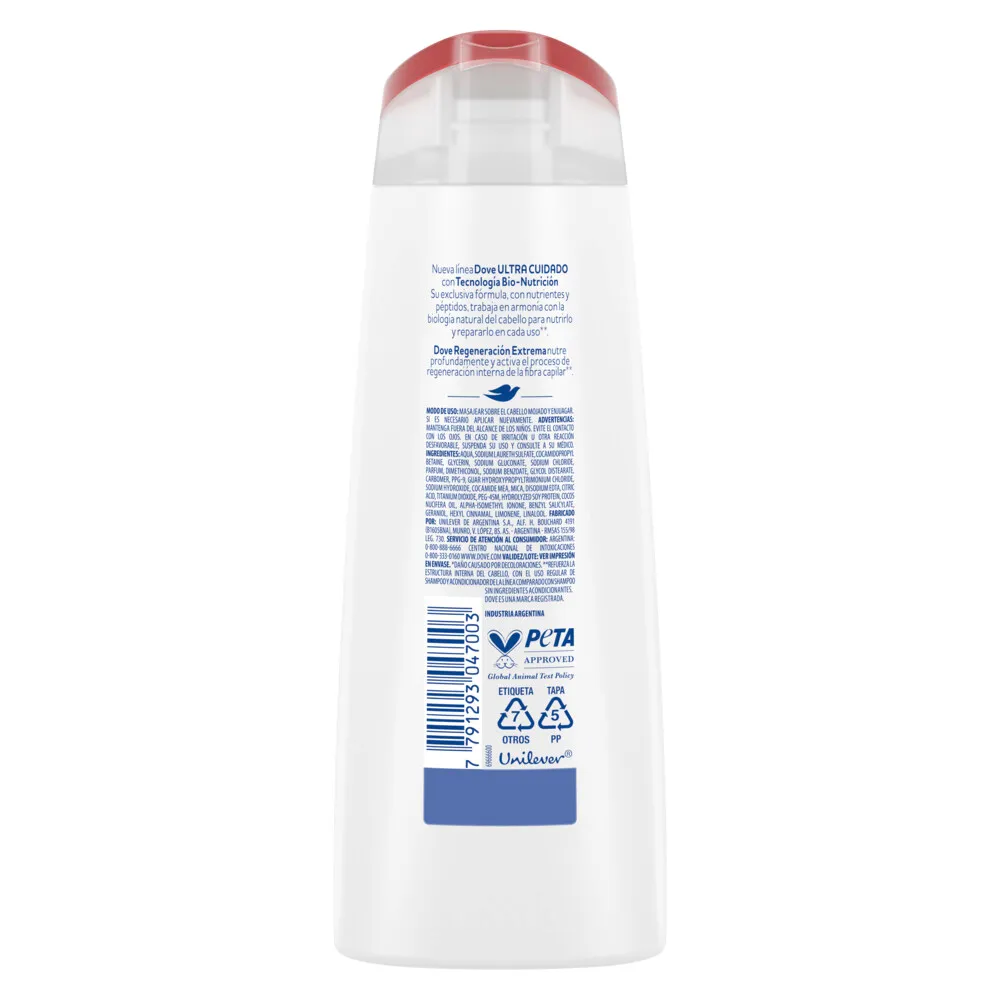 Dove Shampoo Dove Regeneración + Retinol x 200 ml
