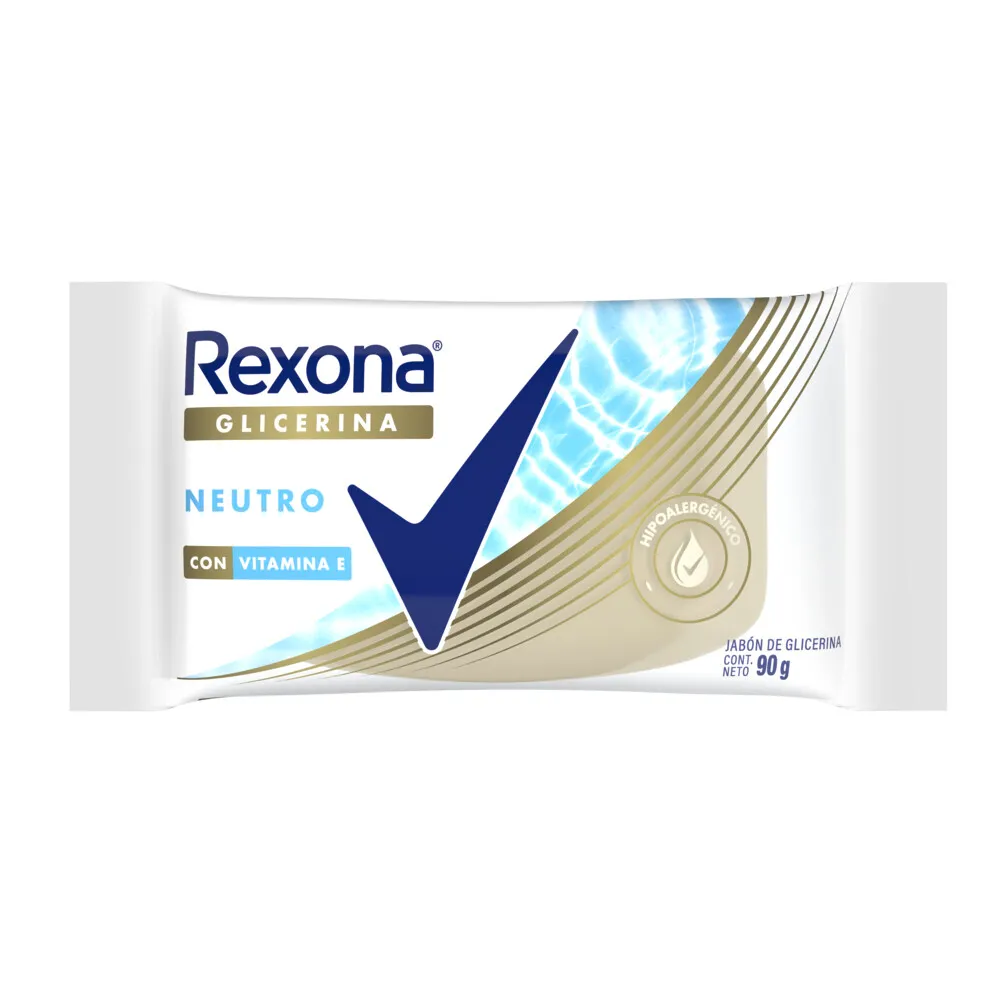 Rexona Jabón en Barra Rexona de Glicerina Neutro x 90 g