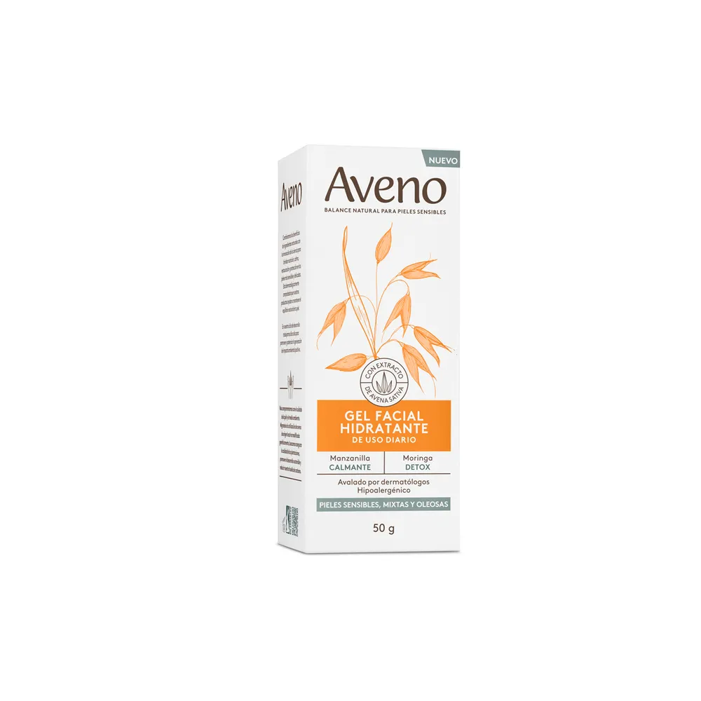 Aveno Crema Gel Aveno Hidratante Facial Piel Sensible Mixta x 50 g