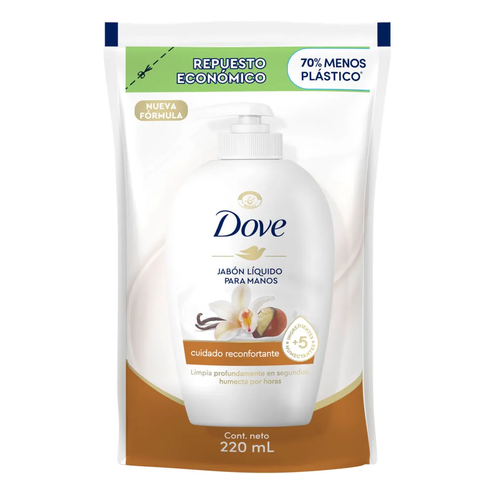 Dove Jabón Líquido Dove Doypack Cuidado Reconfortante x 220 ml
