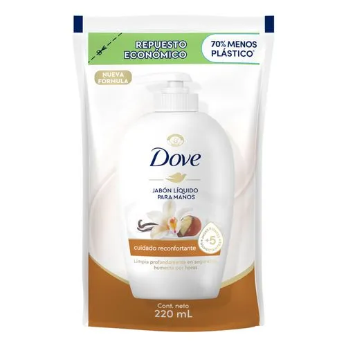 Dove Jabón Líquido Dove Doypack Cuidado Reconfortante x 220 ml