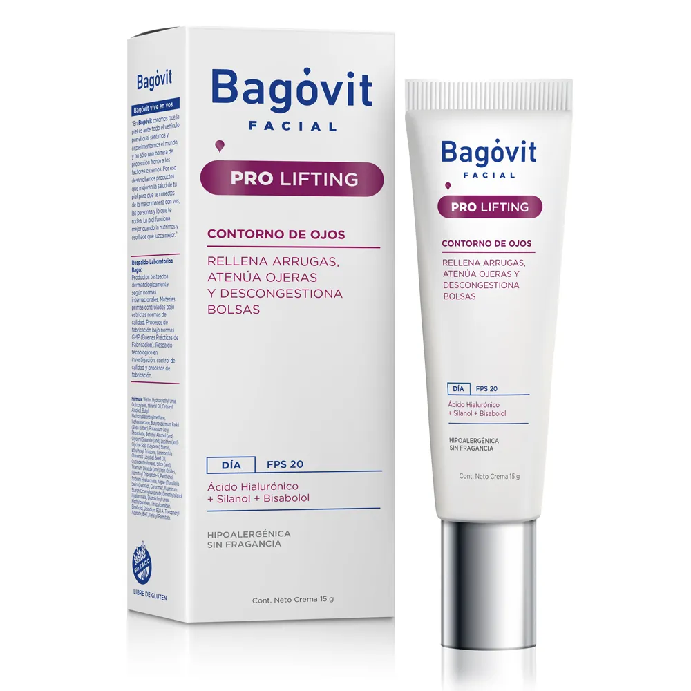 Bagóvit Contorno de Ojos Bagóvit Anti Arrugas Pro Lifting x 15 g