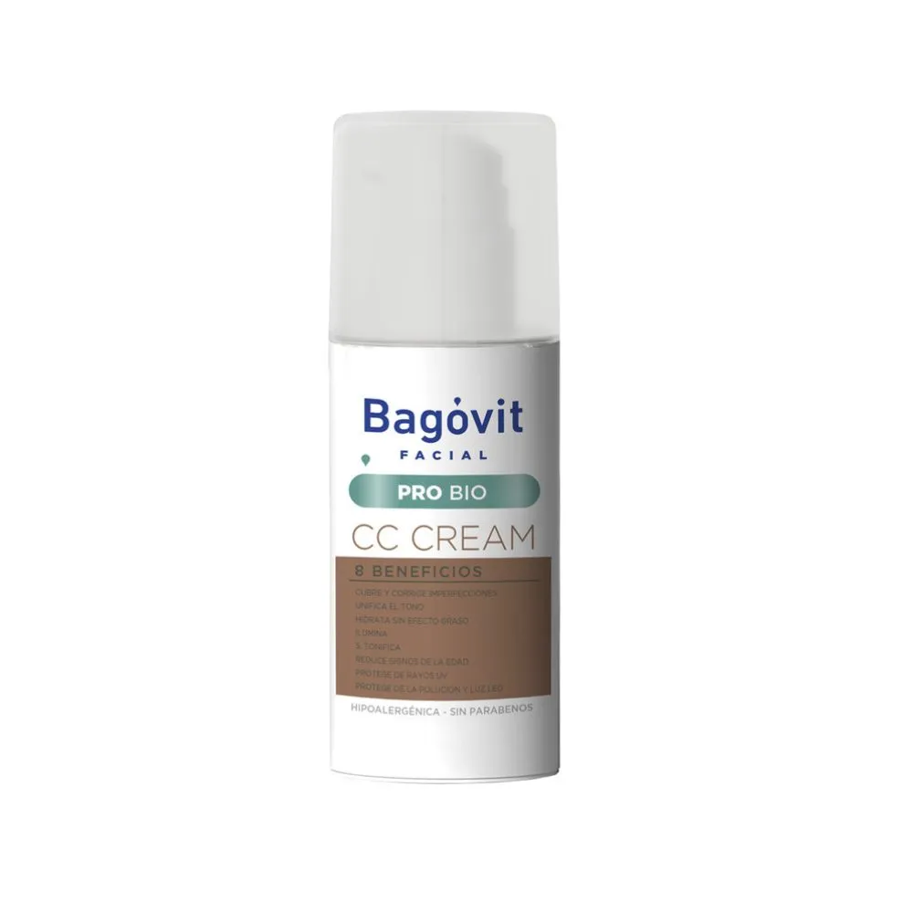 Bagóvit Crema Facial Bagóvit Pro Bio CC Cream Multiprotectora x 50 g
