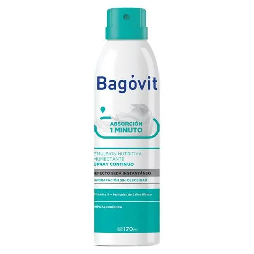 Bagóvit Emulsión Corporal Bagóvit A Spray Continuo Absorción en 1 Minuto x 170 ml