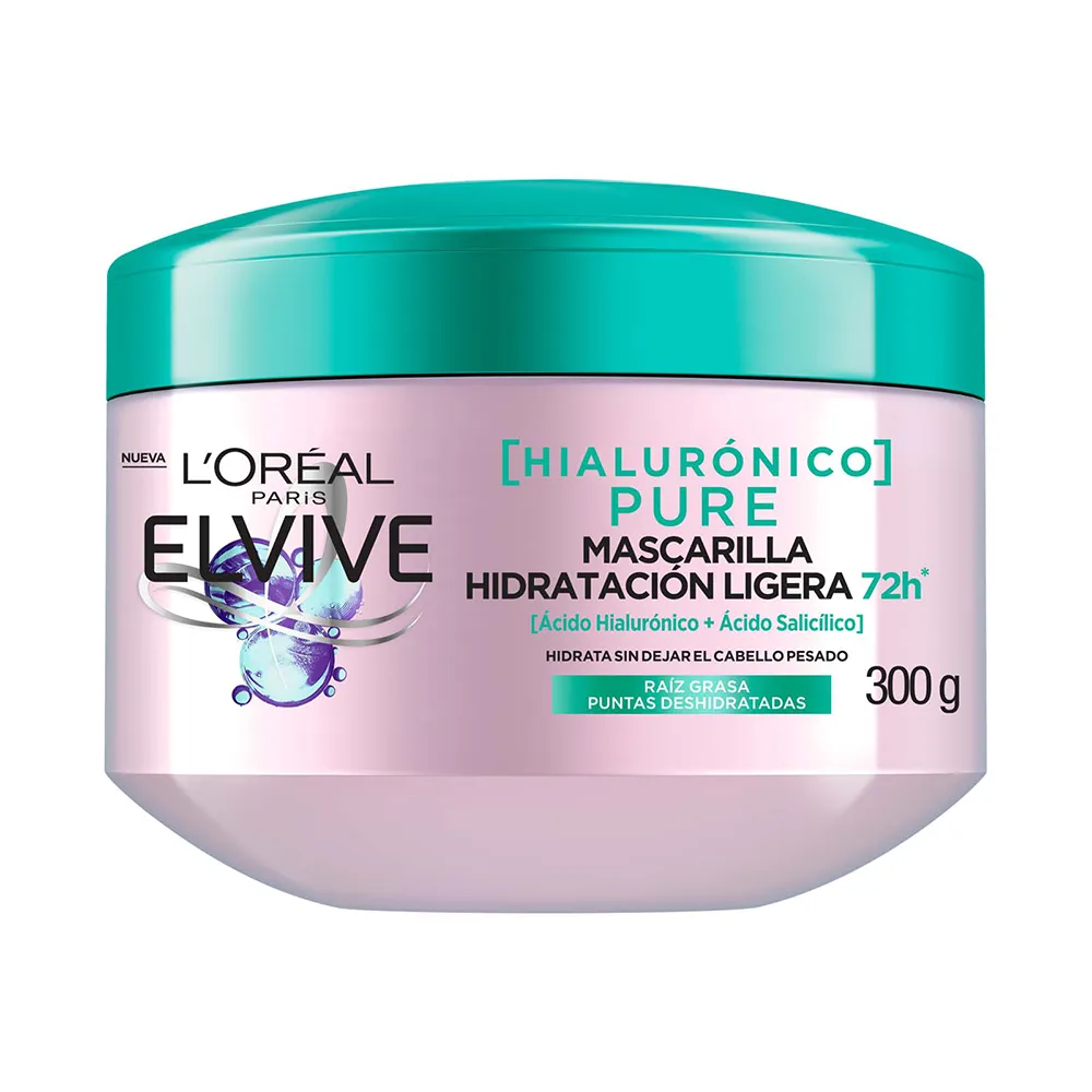 Elvive Mascarilla Capilar Elvive Hialurónico Pure x 300 g