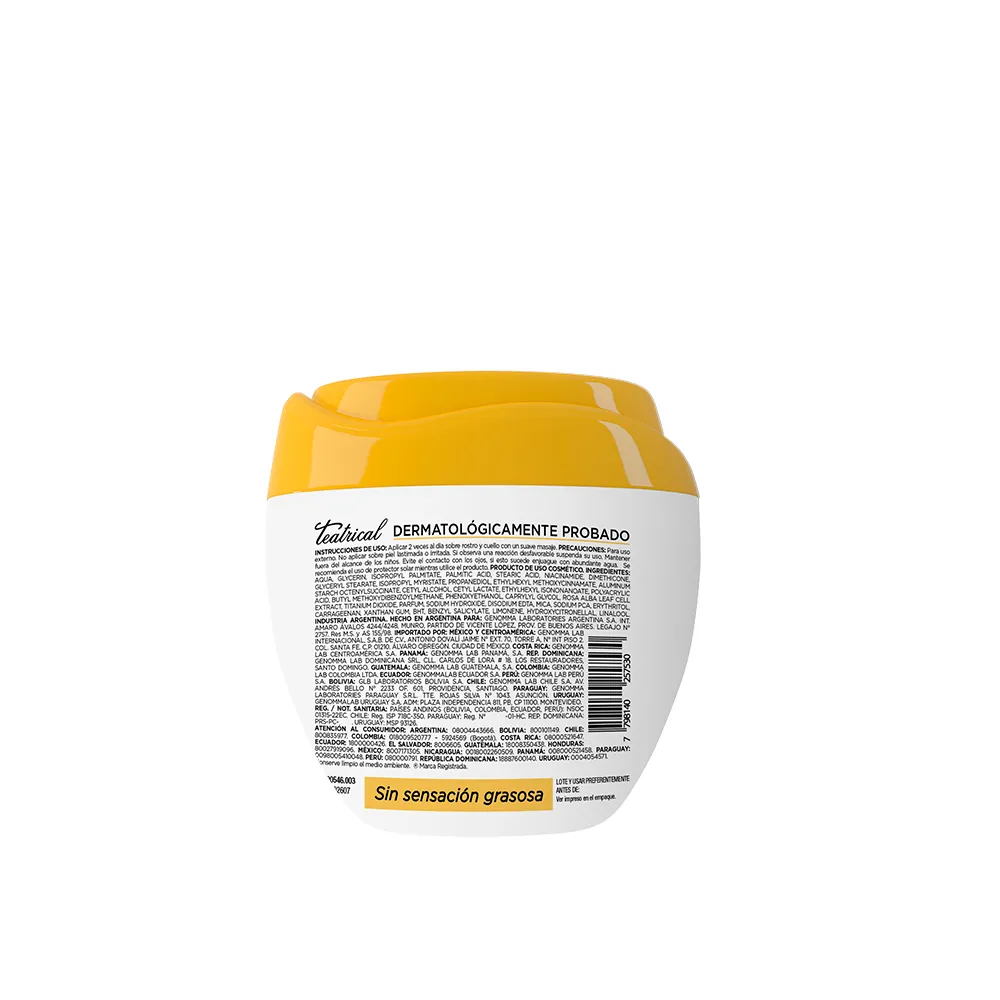 Teatrical Crema Facial Teatrical Aclaradora x 100 g