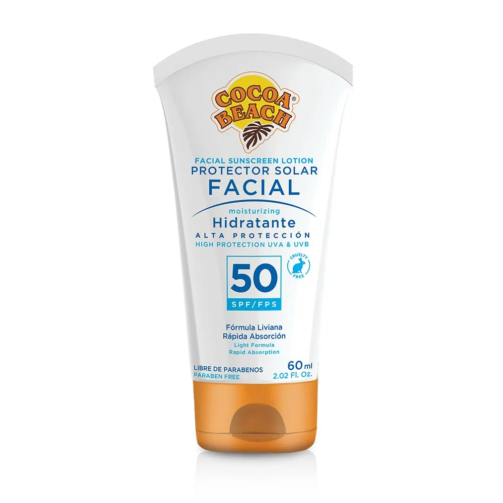 Cocoa Beach Protector Solar Cocoa Beach Facial Fps50 x 60 ml